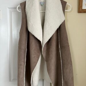 Susina drape front vest size M